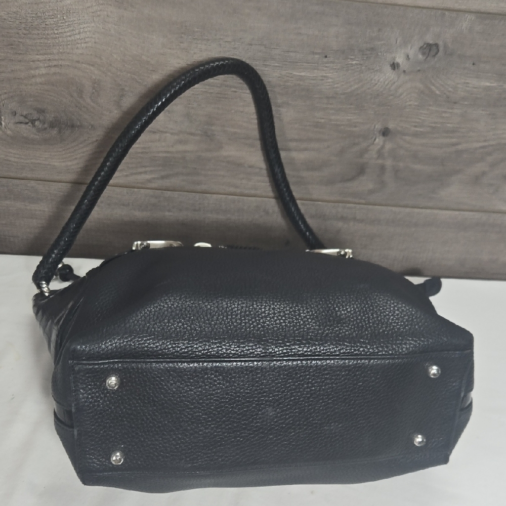 Brighton Black Pebble Leather Women's Bag - Picture 6 of 9